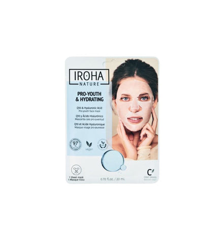 Facial Masks. Antioxidant and Anti-Aging Q10 - IROHA NATURE